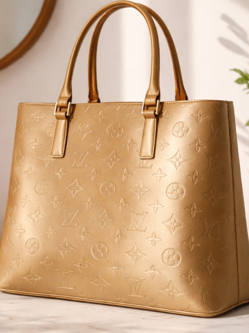 🔥🔥SALE🔥🔥Authentic Louis Vuitton Monogram Matte Stockton Shoulder/Handbag.